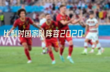 比利时国家队阵容2020