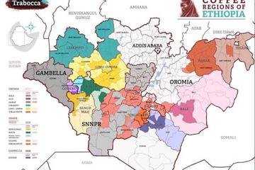 世界咖啡地图东非篇（一）埃塞俄比亚(埃塞俄比亚地图)