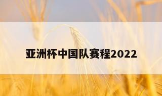 亚洲杯中国队赛程2022 男篮亚洲杯赛程表2023时间
